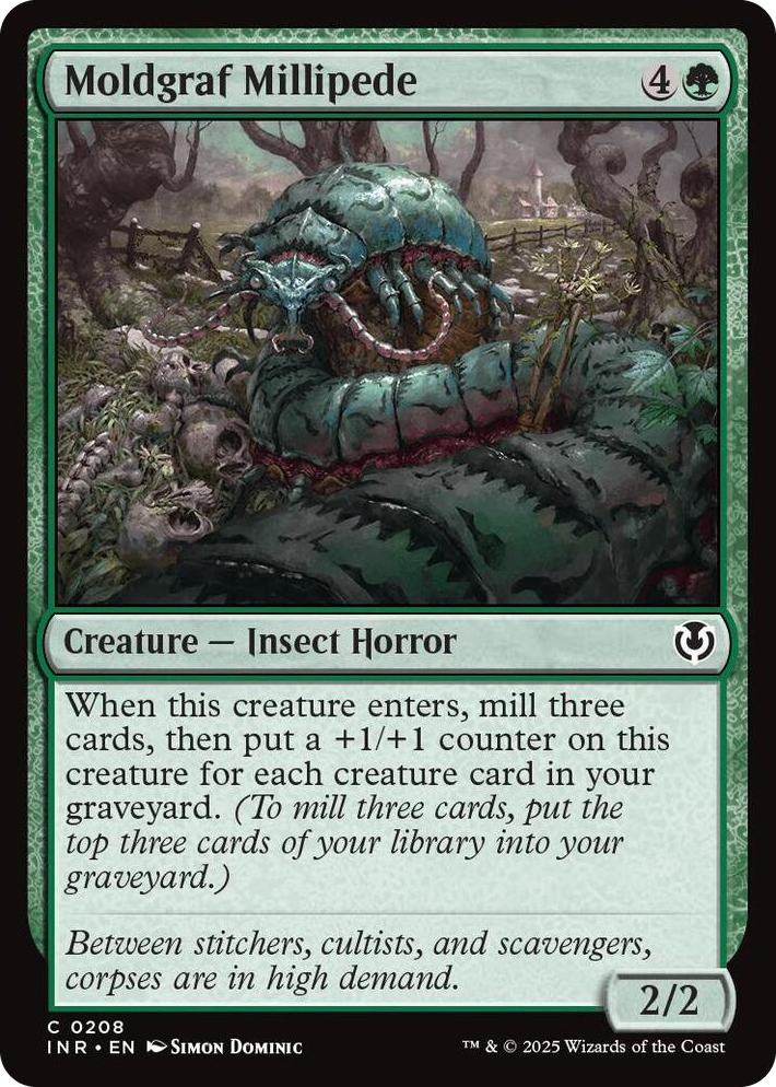 0208 Moldgraf Millipede C Innistrad Remastered