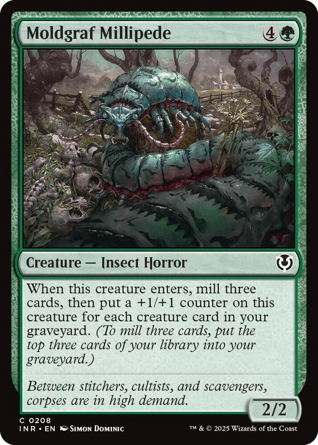 0208 Moldgraf Millipede C Innistrad Remastered