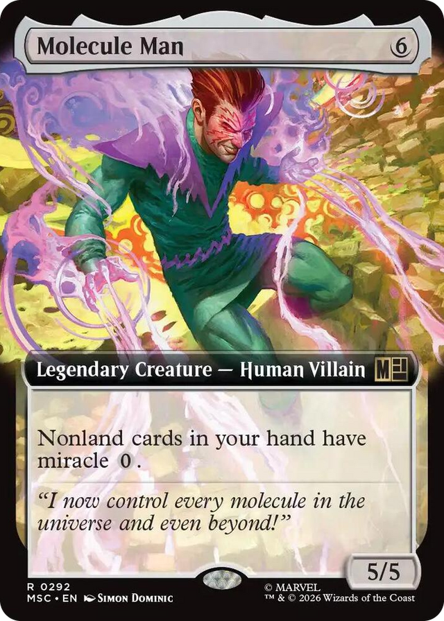 0292 Molecule Man (Extended Art) R Commander: Marvel Super Heroes