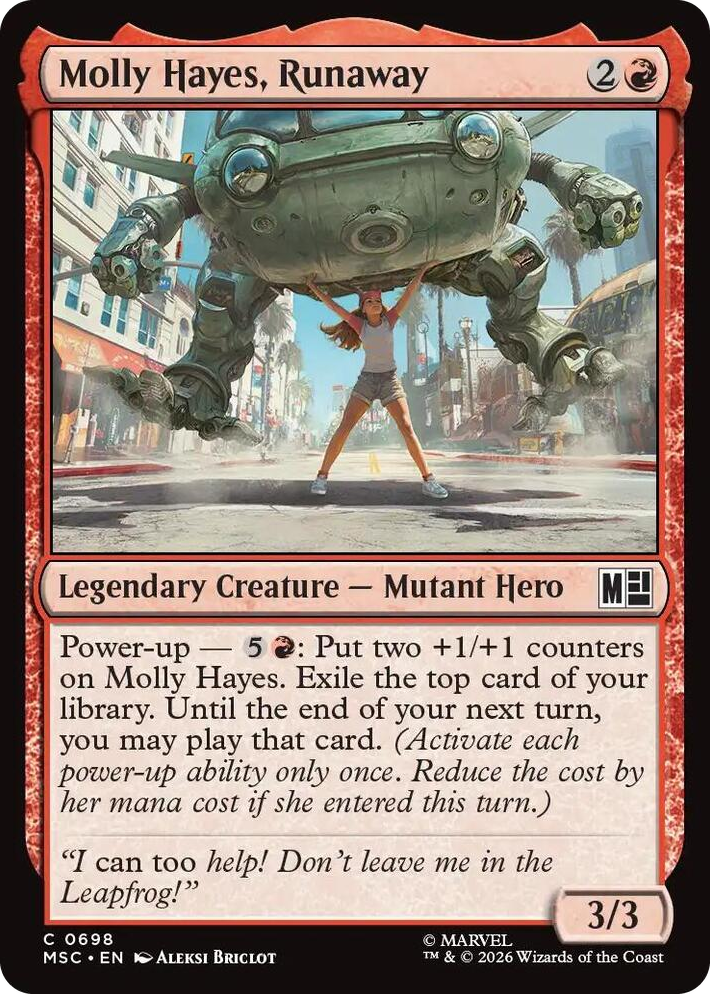 0698 Molly Hayes, Runaway C Commander: Marvel Super Heroes