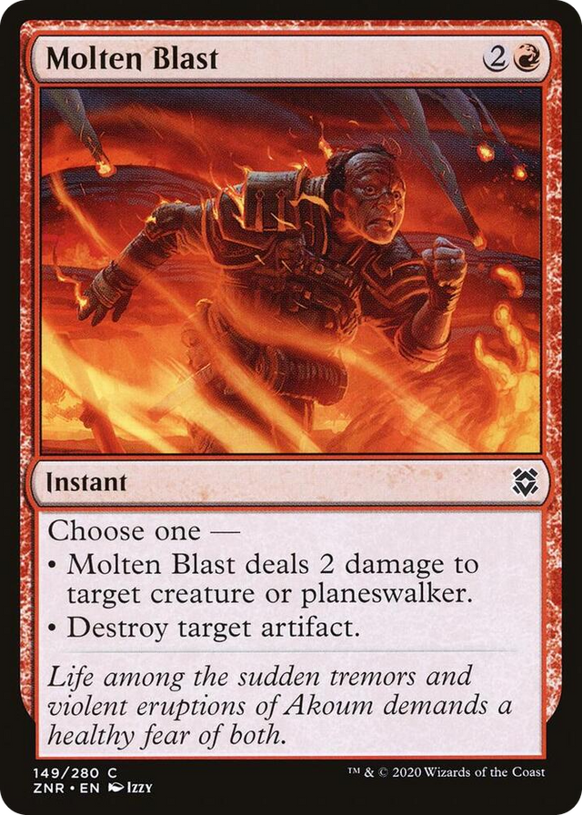 0149 Molten Blast C Zendikar Rising