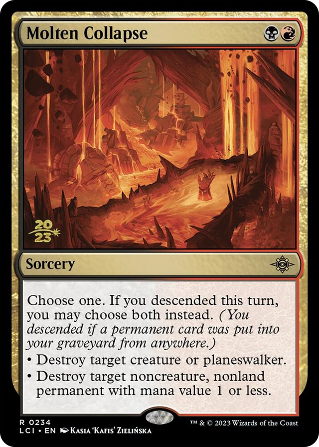0234 Molten Collapse R Prerelease Cards