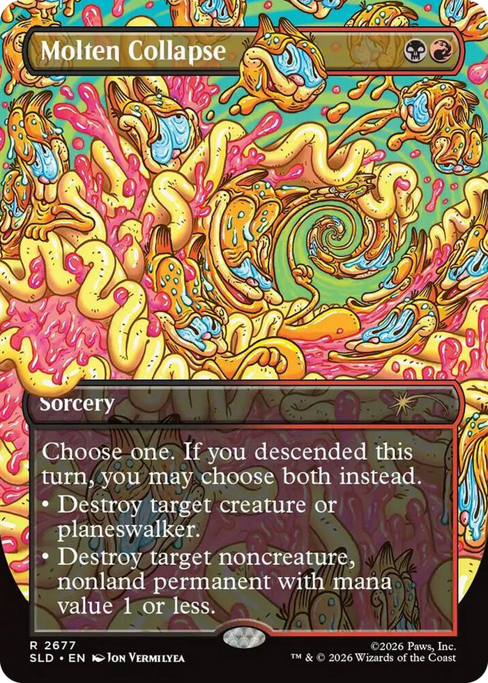Molten Collapse #2677 R - Secret Lair Drop Series Pokemon card