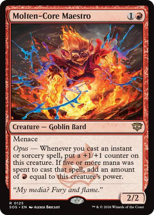 0125 Molten-Core Maestro R Secrets of Strixhaven