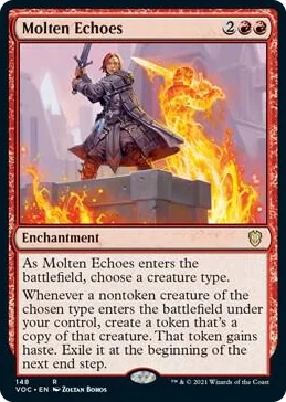 0148 Molten Echoes R Commander: Innistrad: Crimson Vow