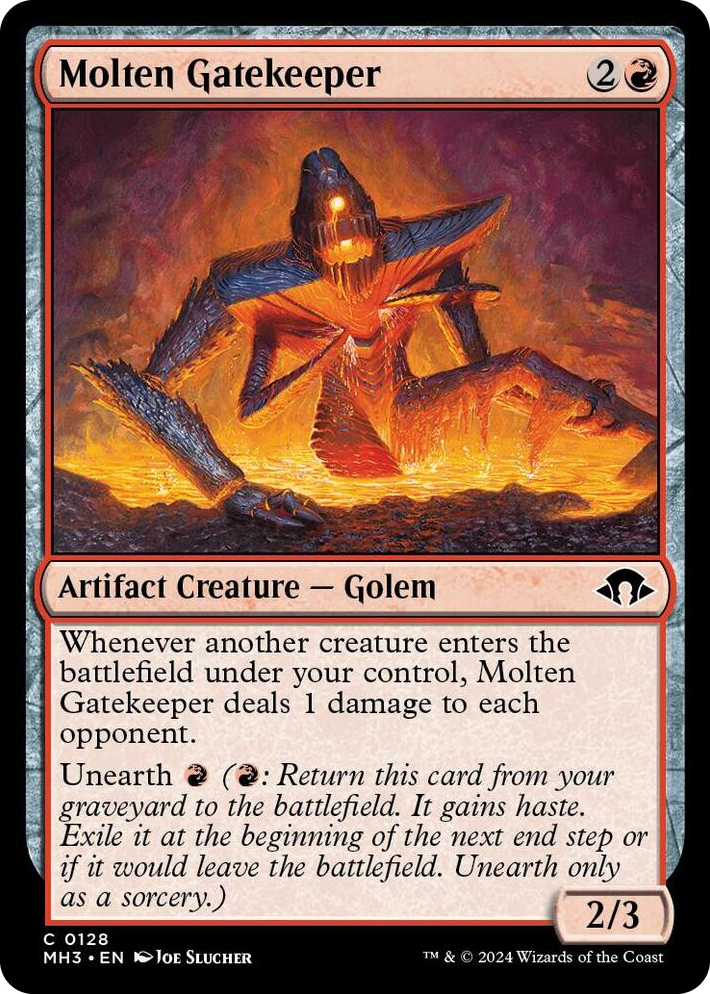 0128 Molten Gatekeeper C Modern Horizons 3
