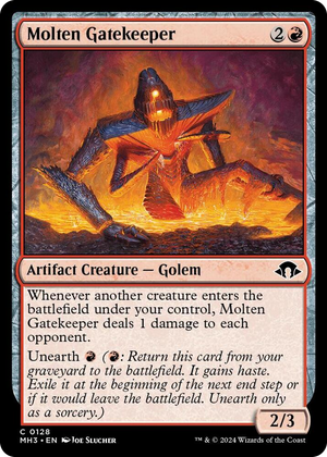 0128 Molten Gatekeeper C Modern Horizons 3