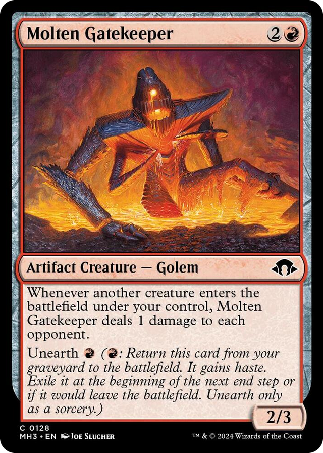 0128 Molten Gatekeeper C Modern Horizons 3