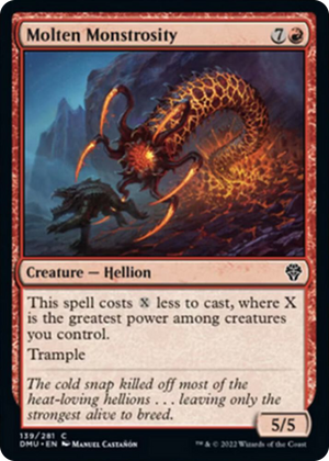 0139 Molten Monstrosity C Dominaria United