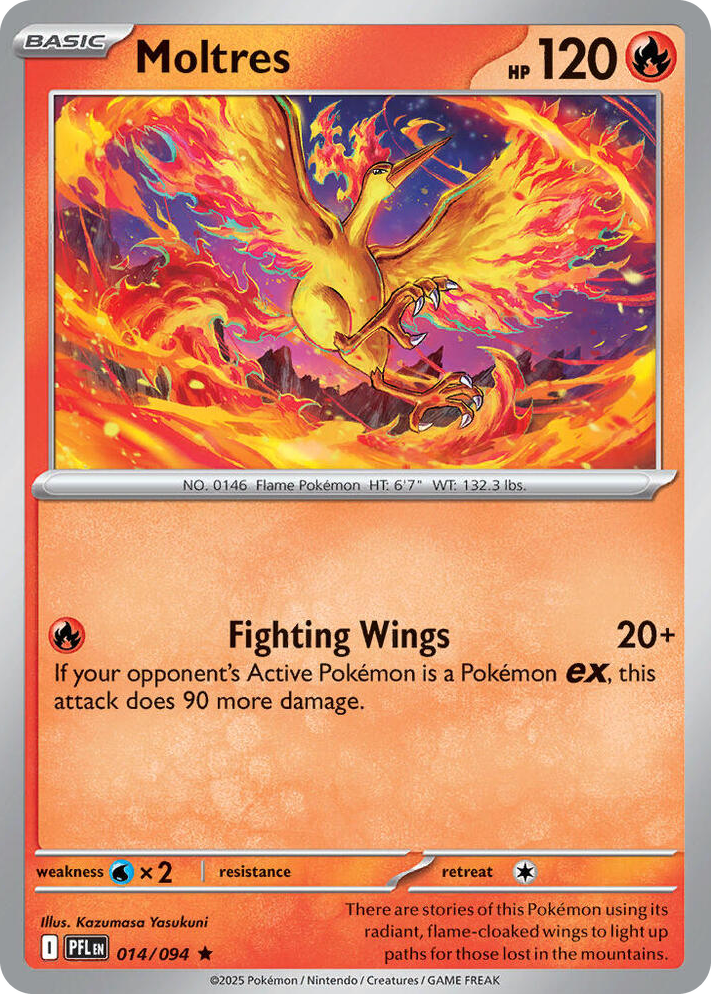 0014 Moltres Rare Deck Exclusives