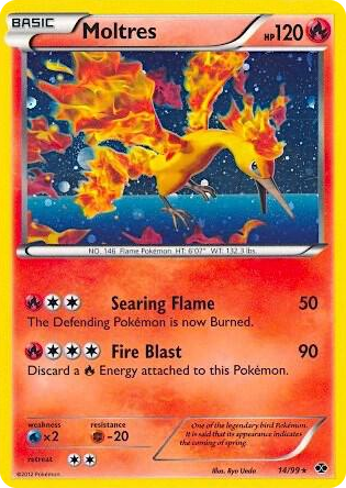 0014 Moltres - 14/99 (Next Destinies) Promo Blister Exclusives