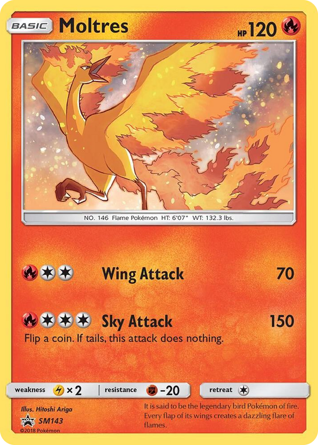 SM143 Moltres - SM143 Promo SM Promos