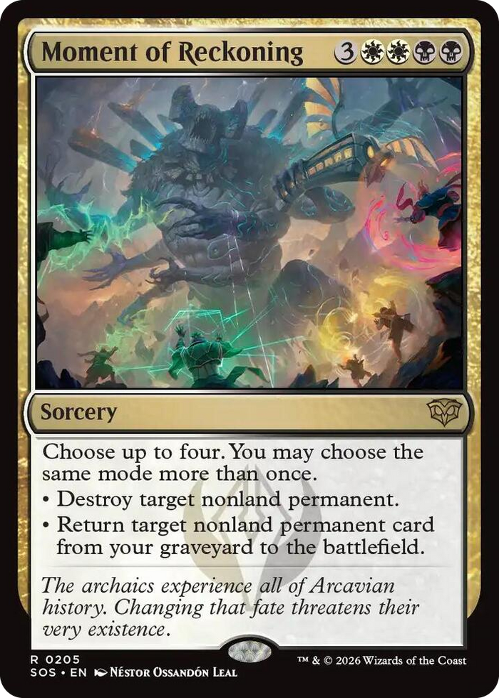 Moment of Reckoning #205 R - Secrets of Strixhaven Pokemon card