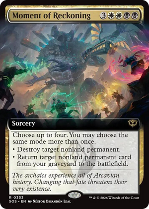 0353 Moment of Reckoning (Extended Art) R Secrets of Strixhaven