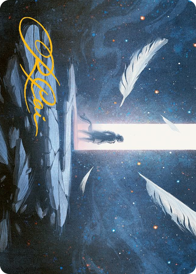 0014 Moment of Truth Art Card (Gold-Stamped Signature) S Art Series: March of the Machine