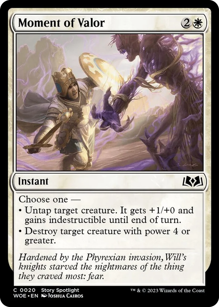 0020 Moment of Valor C Wilds of Eldraine