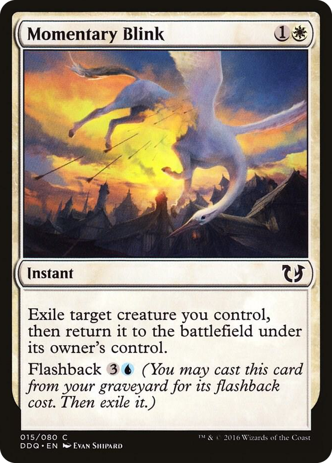 Momentary Blink #15 C - Duel Decks: Blessed vs. Cursed Pokemon card