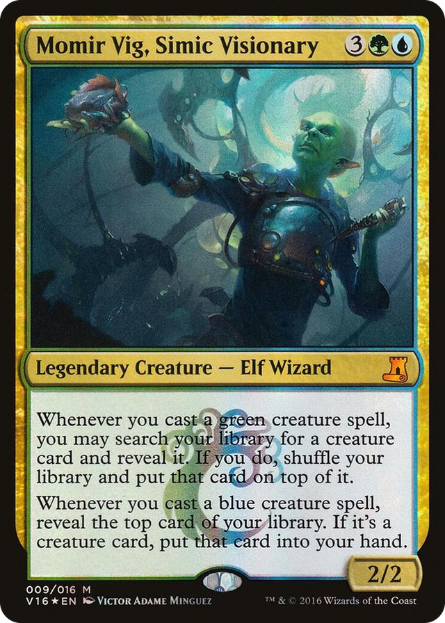 0009 Momir Vig, Simic Visionary M From the Vault: Lore