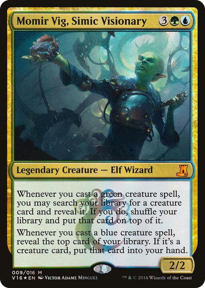 Momir Vig, Simic Visionary #9 M - From the Vault: Lore Pokemon card
