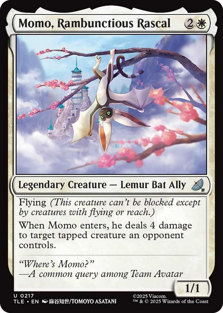 0217 Momo, Rambunctious Rascal (0217) U The Last Airbender: Eternal-Legal