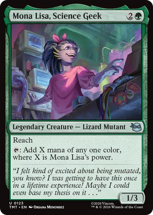 0123 Mona Lisa, Science Geek U Teenage Mutant Ninja Turtles