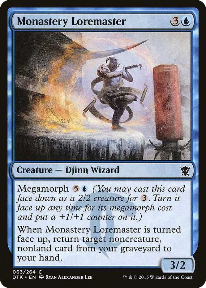 0063 Monastery Loremaster C Dragons of Tarkir