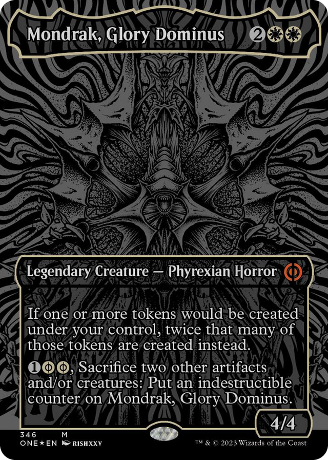 0346 Mondrak, Glory Dominus (Oil Slick Raised Foil) M Phyrexia: All Will Be One
