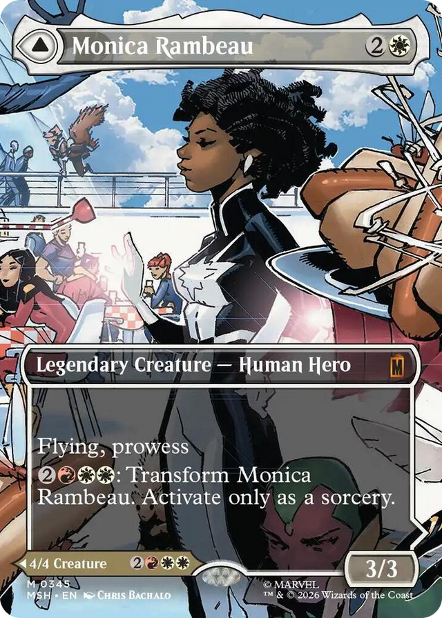 0345 Monica Rambeau (Borderless) (0345) M Marvel Super Heroes