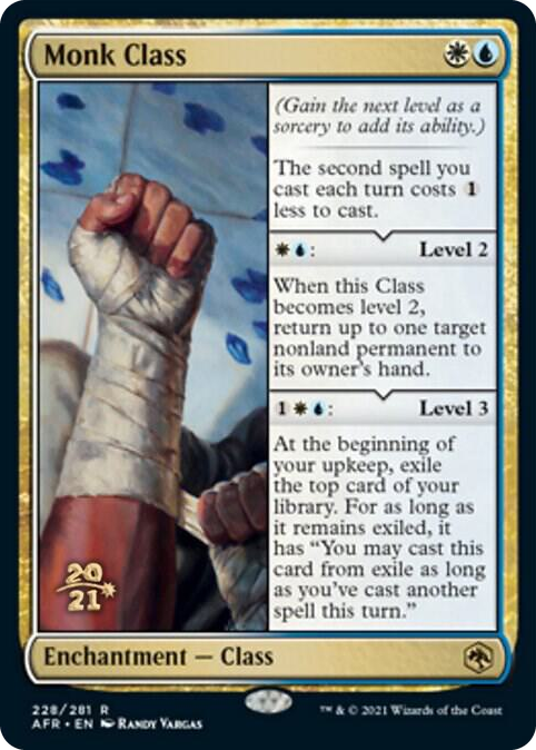 Monk Class #228 R - Prerelease Cards Pokemon card