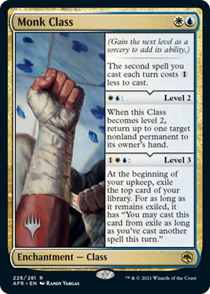 0228 Monk Class R Promo Pack: Adventures in the Forgotten Realms