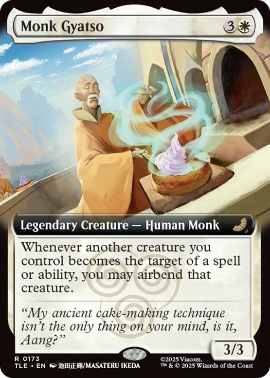 Monk Gyatso (Extended Art) #173 R - The Last Airbender: Eternal-Legal Pokemon card