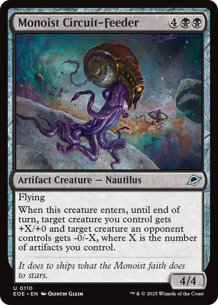 Monoist Circuit-Feeder #110 U - Edge of Eternities Pokemon card