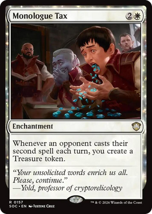 0157 Monologue Tax R Commander: Secrets of Strixhaven