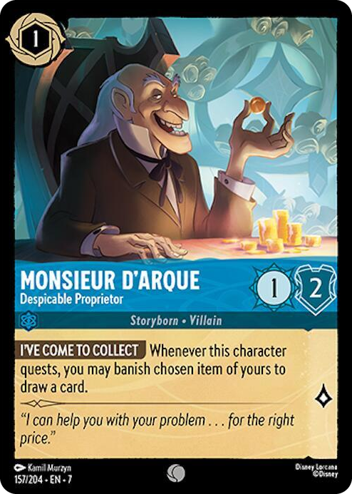 0157 Monsieur D'Arque - Despicable Proprietor Common Archazia's Island