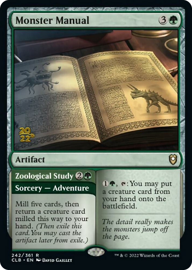 0242 Monster Manual R Prerelease Cards