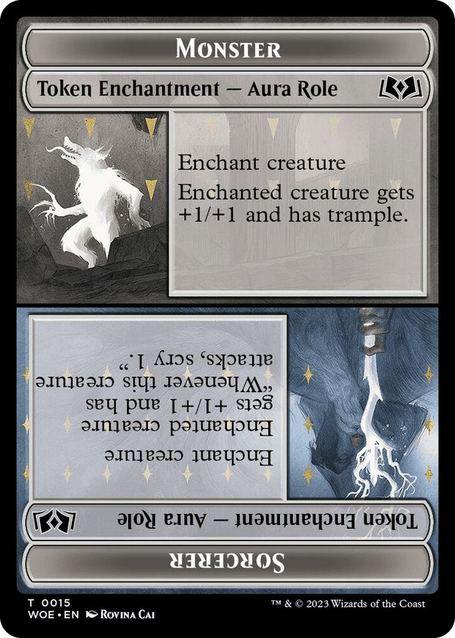 0015 Monster Role / Sorcerer Role Token T Wilds of Eldraine