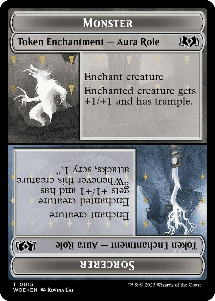 Monster Role / Sorcerer Role Token #15 T - Wilds of Eldraine Pokemon card