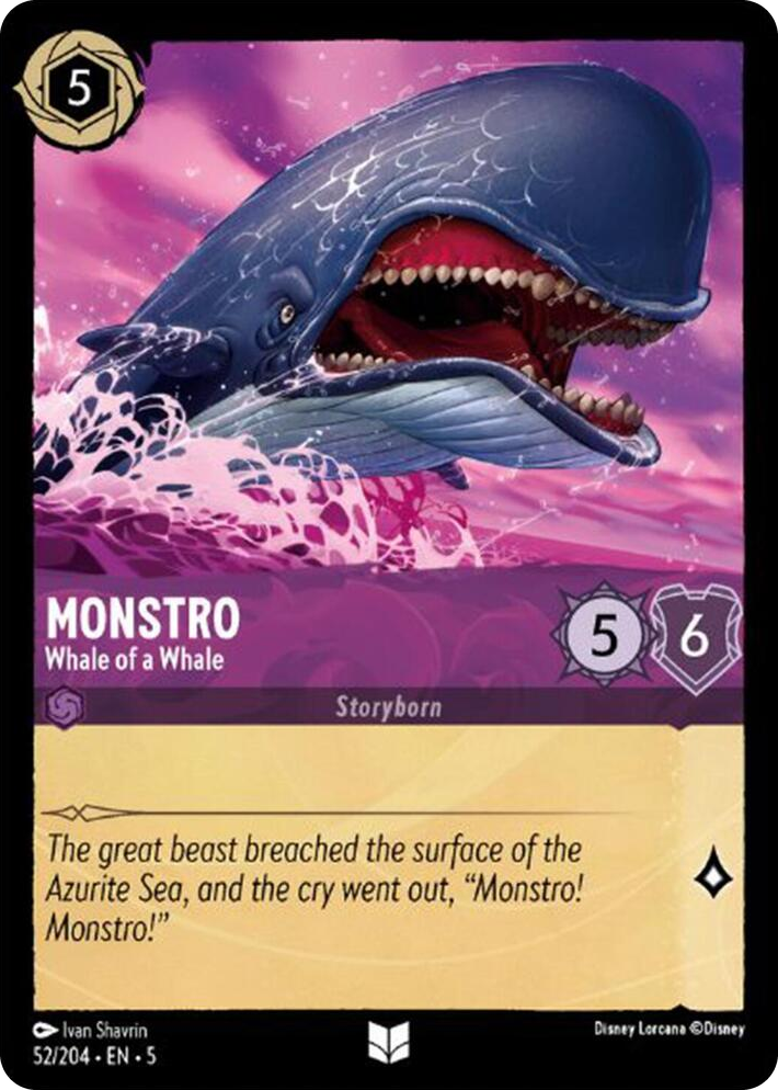 0052 Monstro - Whale of a Whale Uncommon Shimmering Skies