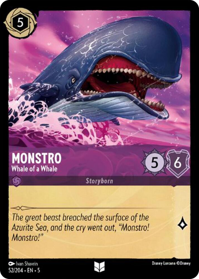 0052 Monstro - Whale of a Whale Uncommon Shimmering Skies