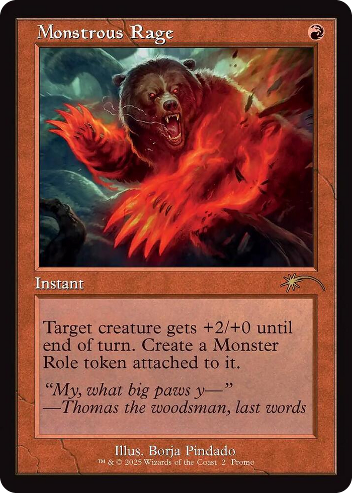 Monstrous Rage (Retro Frame) #2 R - WPN & Gateway Promos Pokemon card