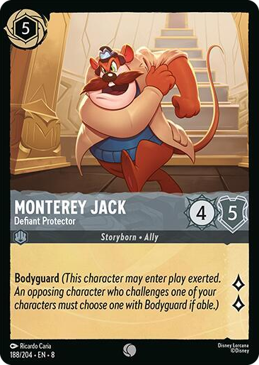 0188 Monterey Jack - Defiant Protector Common Reign of Jafar