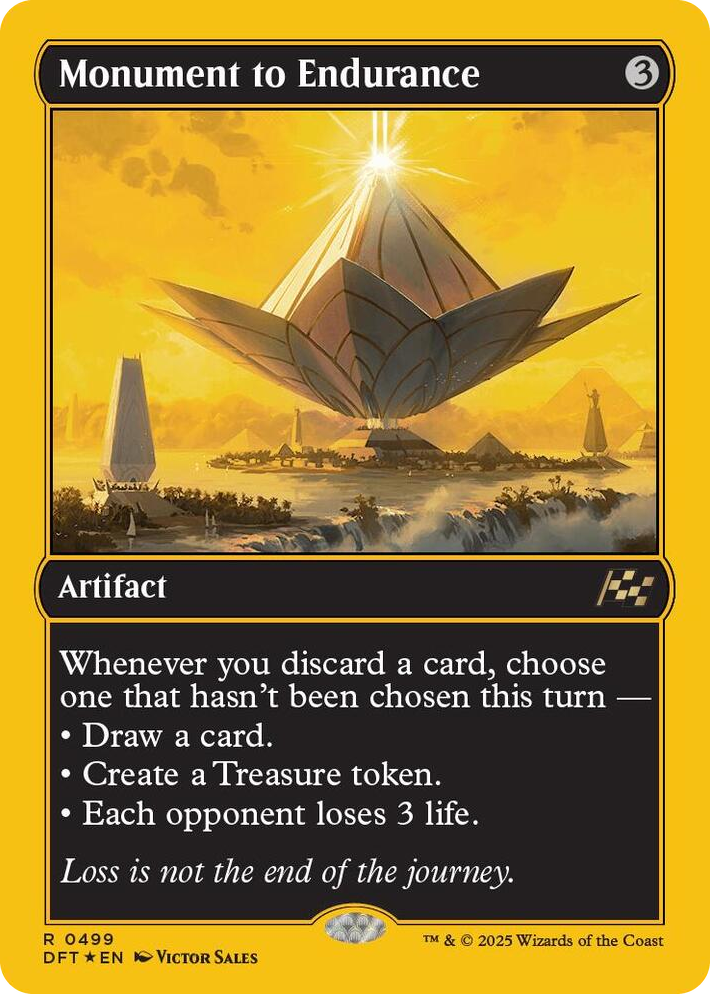 0499 Monument to Endurance (First-Place Foil) R Aetherdrift