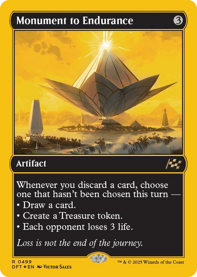0499 Monument to Endurance (First-Place Foil) R Aetherdrift