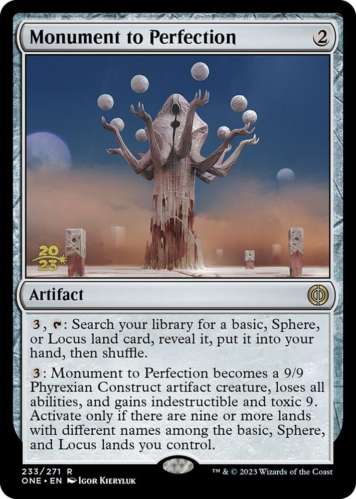 0233 Monument to Perfection R Prerelease Cards