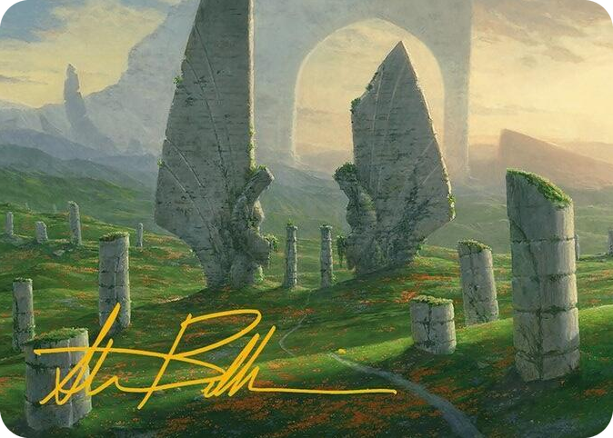 Monumental Henge Art Card (Gold-Stamped Signature) #15 S - Art Series: Modern Horizons 3 Pokemon card