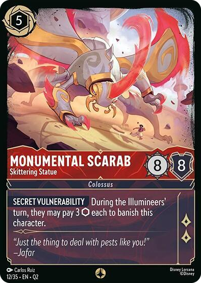 0012 Monumental Scarab - Skittering Statue None Illumineer's Quest: Palace Heist