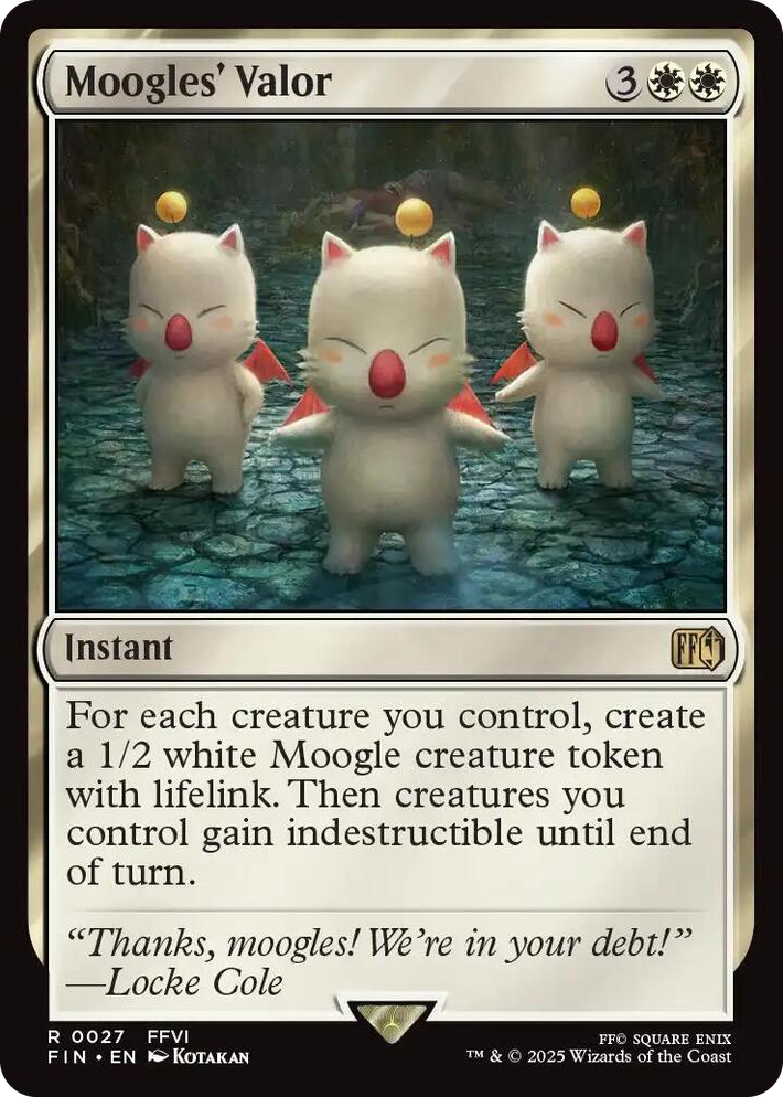 0027 Moogles' Valor R FINAL FANTASY