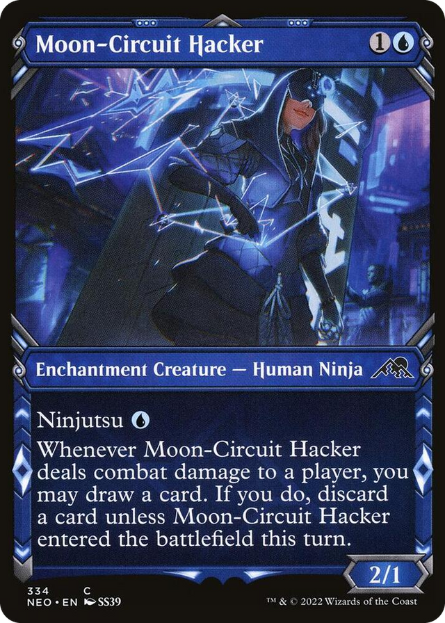 0334 Moon-Circuit Hacker (Showcase) C Kamigawa: Neon Dynasty