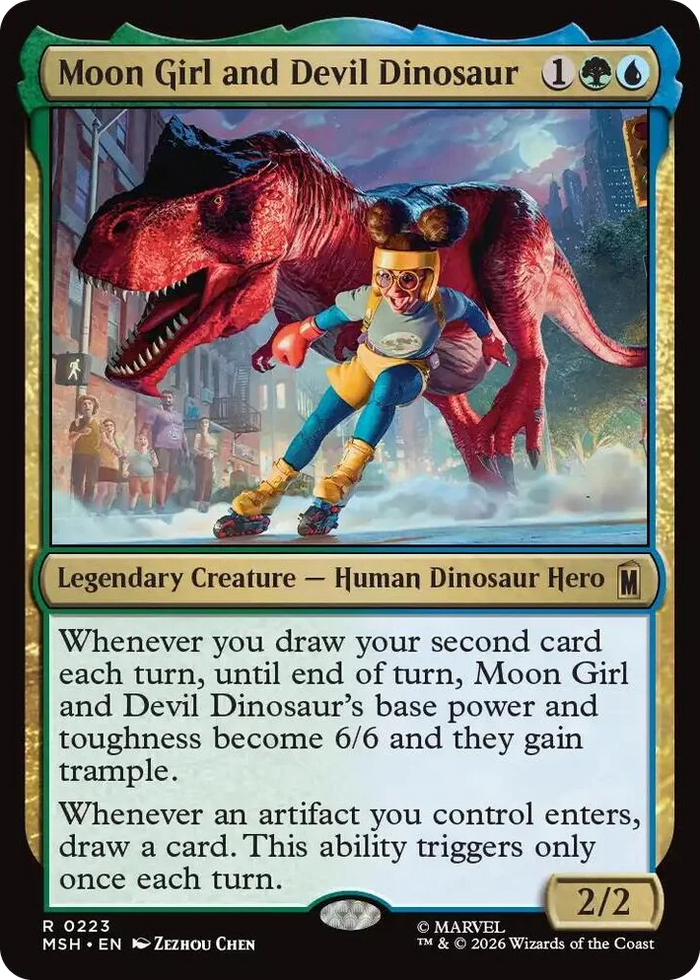 0223 Moon Girl and Devil Dinosaur R Marvel Super Heroes