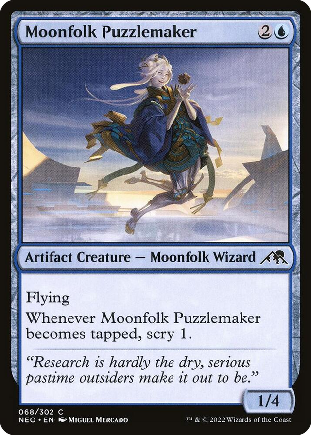 0068 Moonfolk Puzzlemaker C Kamigawa: Neon Dynasty